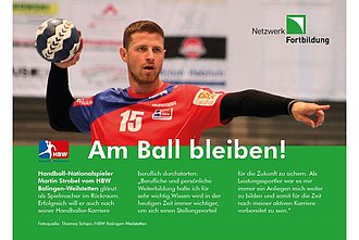 Weiterbildungsmesse "Am Ball bleiben" mit Martin Strobel